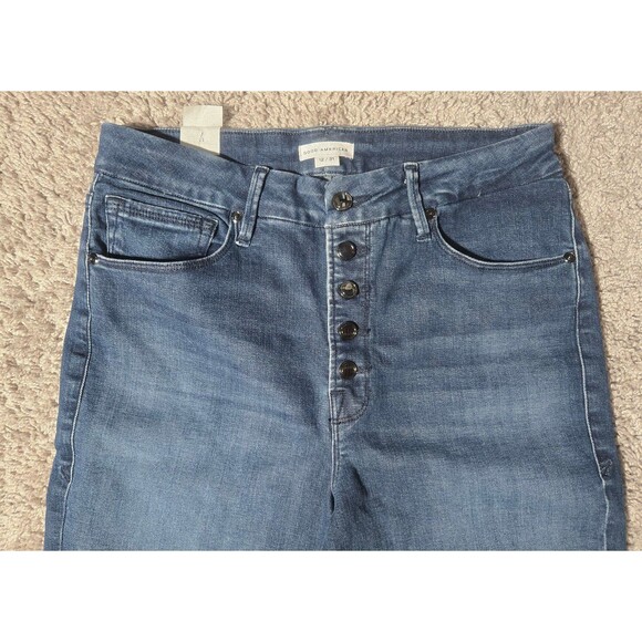 NWT Good American Jeans Good Legs High Rise Button Fly Women’s Size 12/31 - Picture 6 of 7